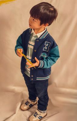 Boys Blue Black Soft Denim Jogger Jeans | 4503