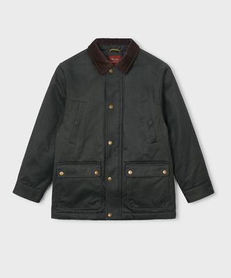 Boston Kids Pine Washed Waxed Coat| 7424