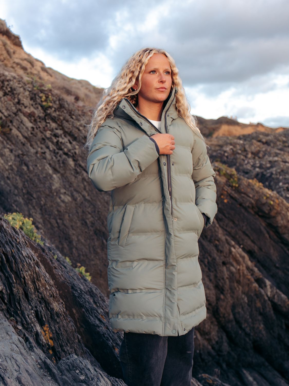 Miran Coat- Sage, Size: XS