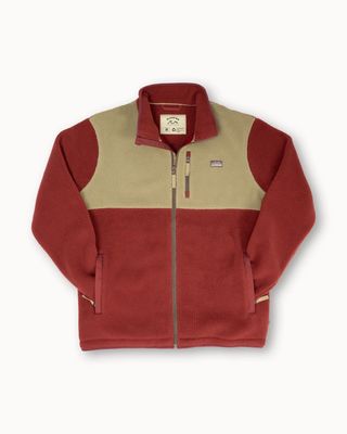 Polar Fleece Deux Full Zip - Brick