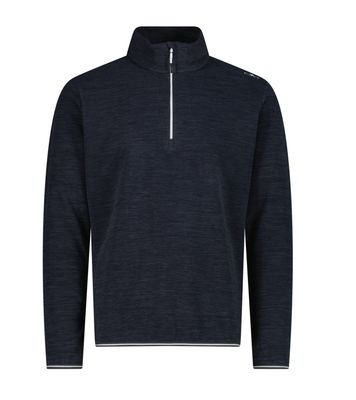Men's Melange Half Zip Arctic Fleece 34G4897 | Antracite Mel-Bianco