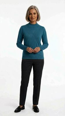 Denim Turtleneck Jumper SV382
