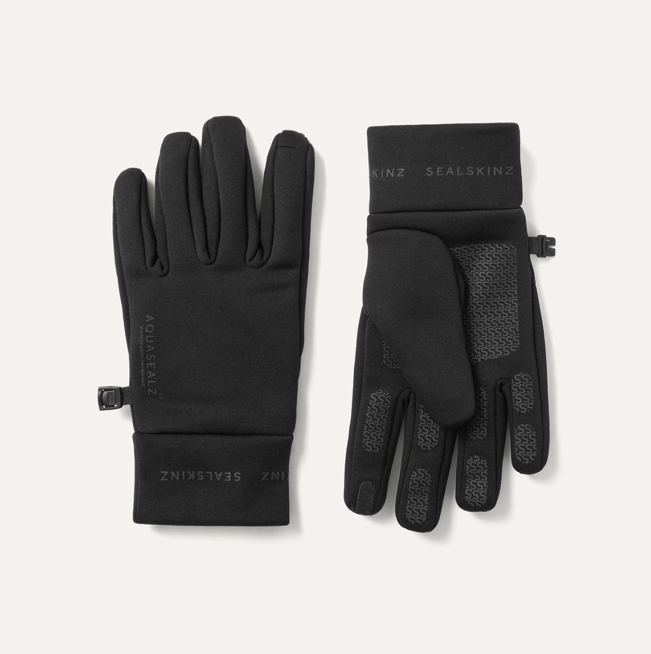 Acle Men's Black Water Repellent Nanosealz™ Fleece Glove, Size: S