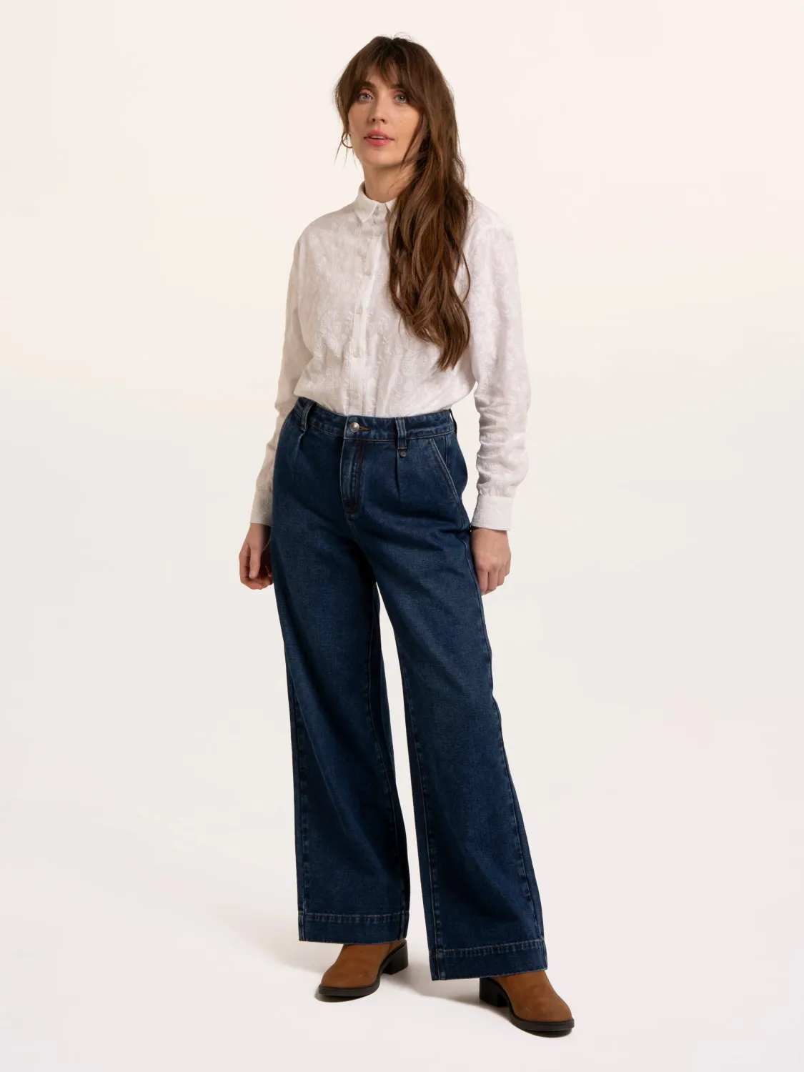 Wilder Trouser | Denim, Size: 8