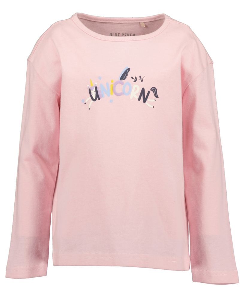 Girl's Pink Unicorn Long Sleeve Top 750805, Size: 3Y