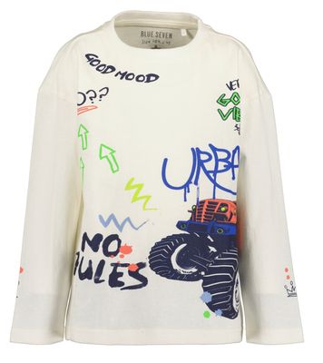 Boy's Offwhite Monster Truck Long Sleeve Top 850818