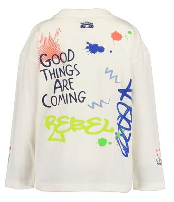 Boy's Offwhite Monster Truck Long Sleeve Top 850818