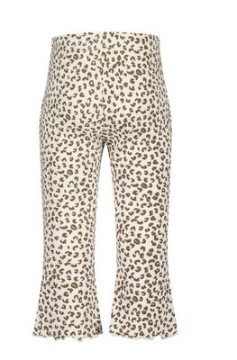 Girl's Offwhite Animal Print Leggings 965121