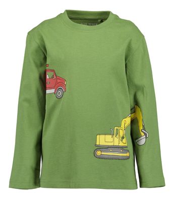 Boy's Green Trucks Long Sleeve Top 850807