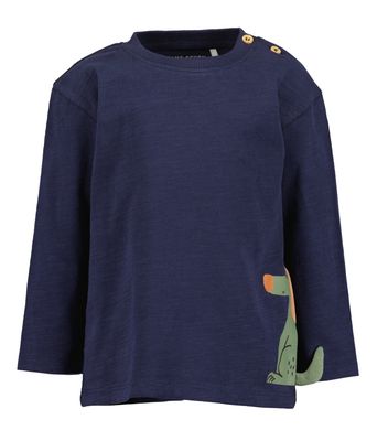 Boy's Navy Dogs Long Sleeve Top 977672
