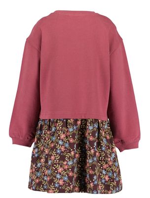 Girl's Wine Sweatshirt Dress 773746