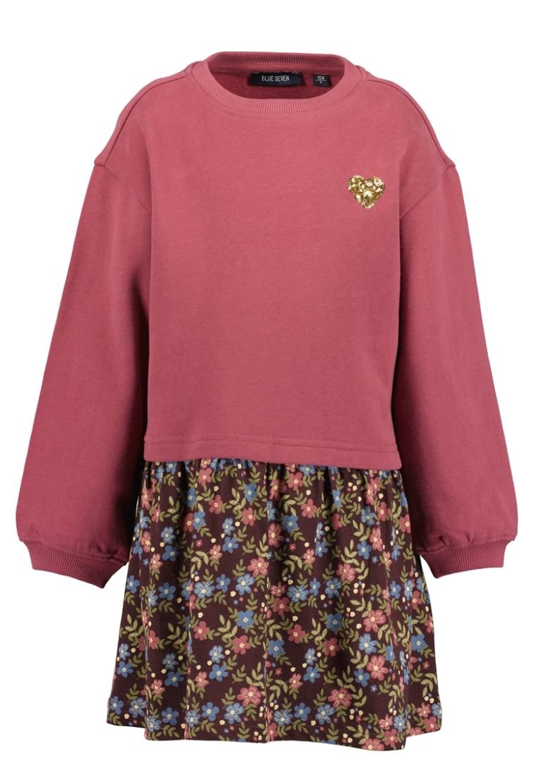 Girl's Wine Sweatshirt Dress 773746, Size: 3Y