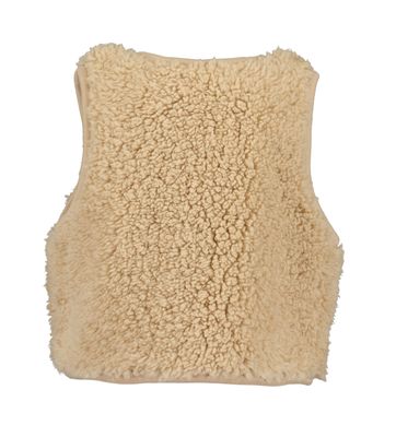 Girl's Camel Fleece Gilet 957118