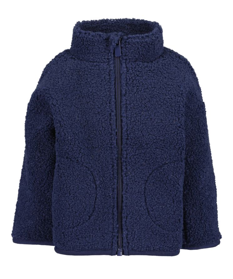 Boy's Navy Fleece Jacket 984158, Size: 6-9M