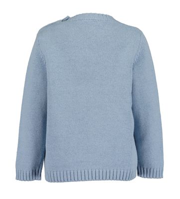 Boy's Blue Tractor Knitted Jumper 987076