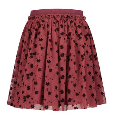 Girl's Wine Tulle Skirt 774539