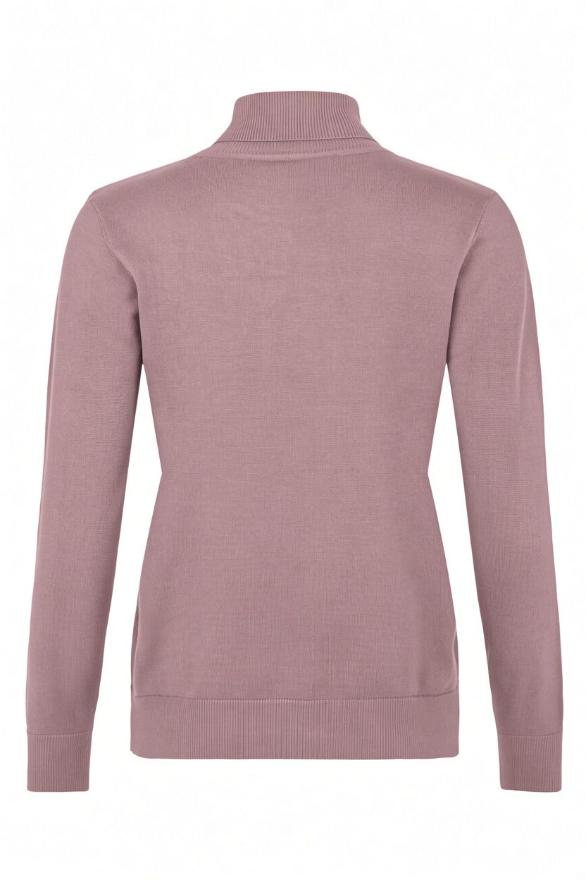 Brandtex Rollneck Pullover | Rosa Melange | 40002, Size: S