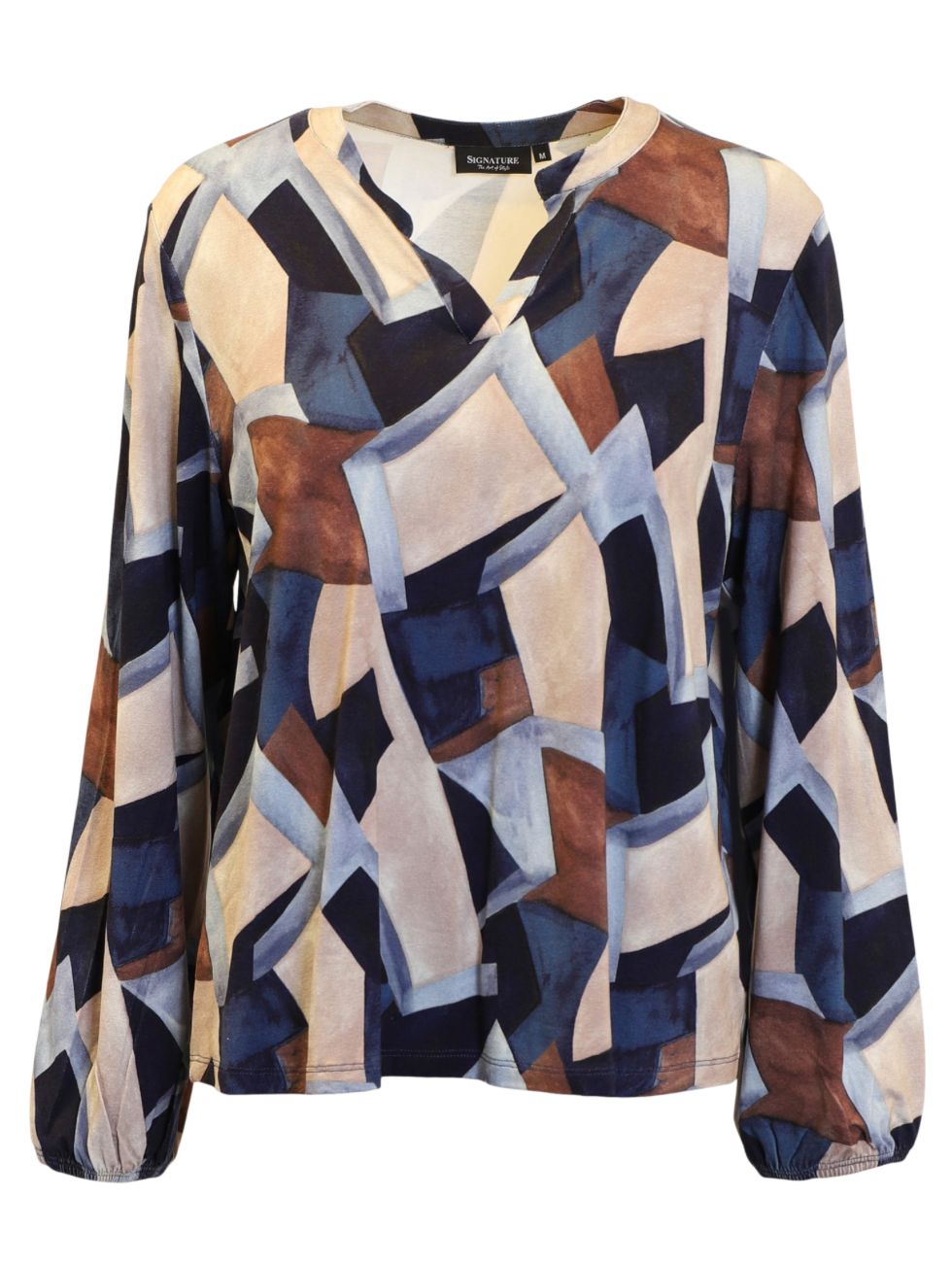Signature Abstract Top | Navy | 40054, Size: S