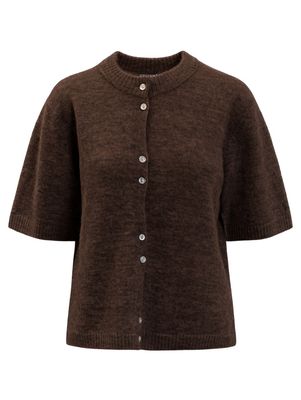 Brandtex Cardigan | Chocolate Melange | 60007