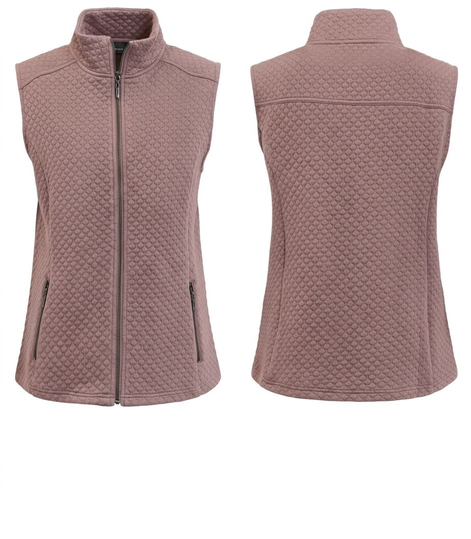 Brandtex Waistcoat | Pale Mauve | 90002, Size: S