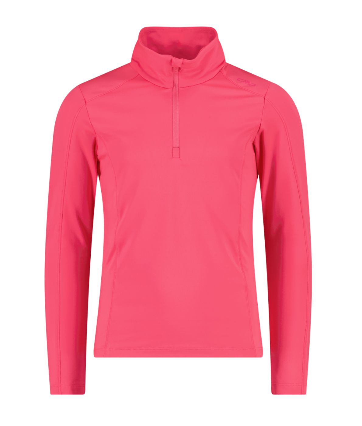 Girl's Plain Softech HZ Turtleneck 30L1135 | Glow Pink, Size: 98