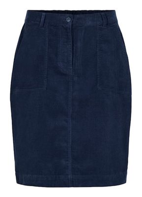 Signature Cord Skirt | Navy | 50002