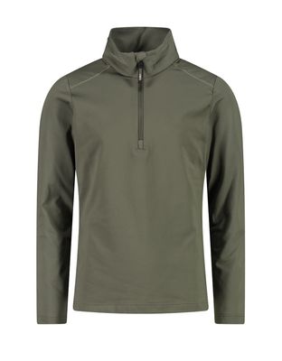 Boy's Plain Softech HZ Turtleneck 30L1114 | Olive