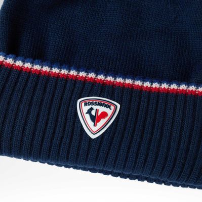 Snowblaze Pompom Beanie | Dark Navy