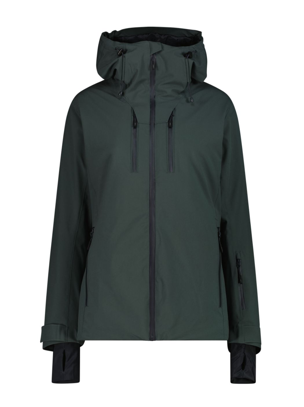 Women's Stretch Hooded Ski Jacket |  Jungle 36W0676, Size: M