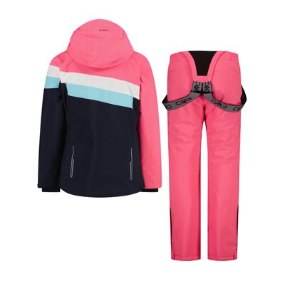 Girl's Twill Ski Set 34W4815 | Glow Pink