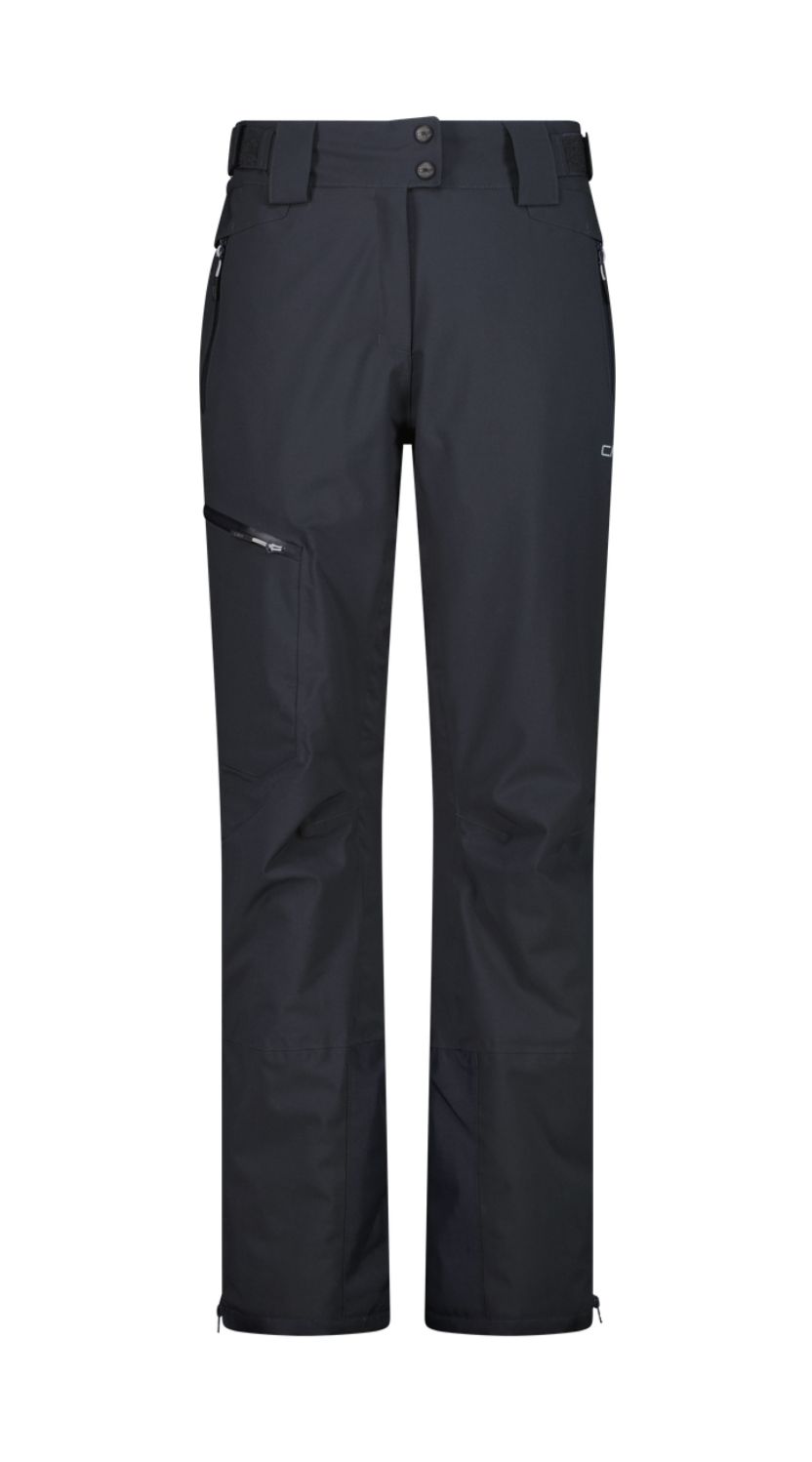 Women's Stretch Loose Fit Ski Trousers 34W3946 | Anthracite, Size: M