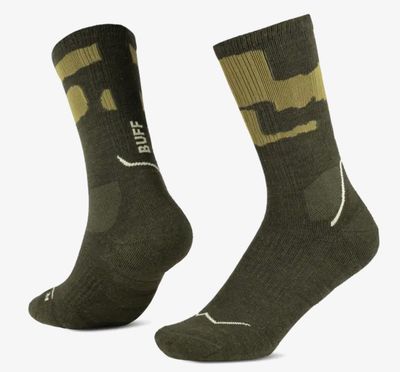 MW Merino Wool Crew Socks 138871 | Beetle Green