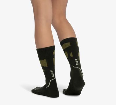 MW Merino Wool Crew Socks 138871 | Beetle Green