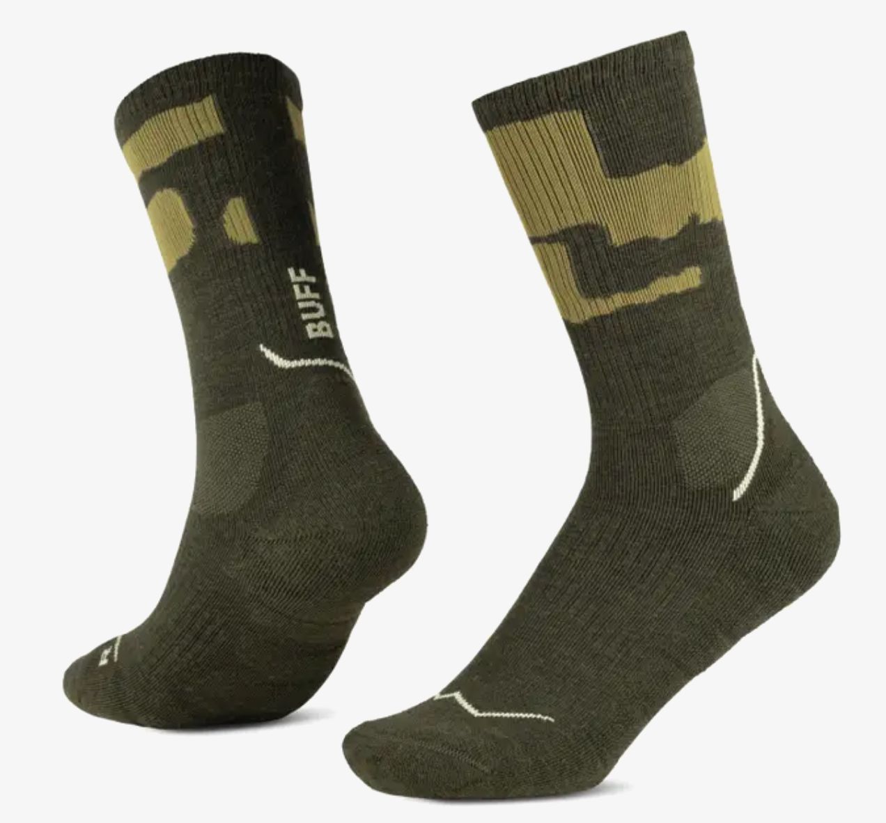 MW Merino Wool Crew Socks 138871 | Beetle Green, Size: M
