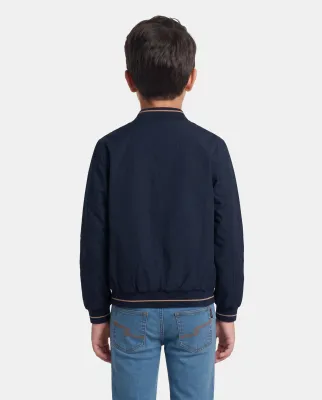 Boy's Navy|Camel Reversible Jacket