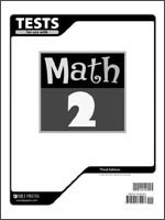 Math Tests Grade 2 3rd Edition