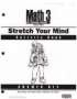 Math 3 Stretch Your Mind Answer Key