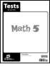 Math 5 Tests 3rd Edition