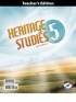 Heritage Studies Grade 5 Teacher's Edition with CD 3rd Edition