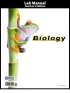 Biology Lab Manual Teacher Book 4th Edition (10th Grade)