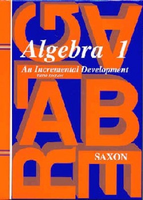 Saxon Algebra 1 Home Study Kit Third Edition (9th Grade)