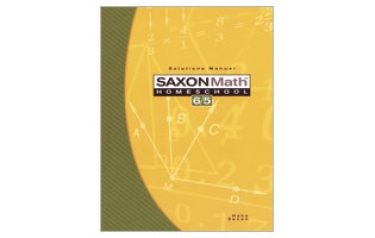 Saxon Math 65 Student Book 3rd Edition (5th Grade)