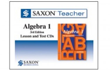 Saxon Homeschool Algebra 1 3rd Edition Teacher Lesson and Test CDs (8th - 10th Grade)