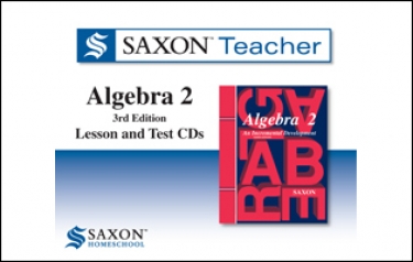 Saxon Homeschool Algebra 2 3rd ed. Teacher Lesson and CDs (9th - 12th Grade)
