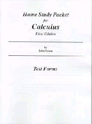 Saxon Calculus Tests Only