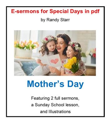 E-sermons for Mother&#39;s Day