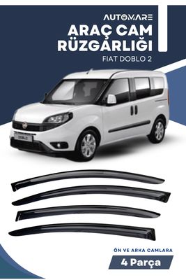 FIAT DOBLO 2 uyumlu oto camlara özel ölçü cam rüzgarlığı rüzgarlık