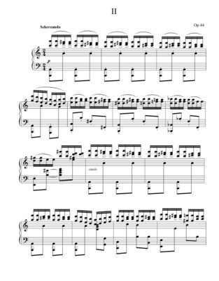 Concert Étude Op.44, No.2 [PDF file]