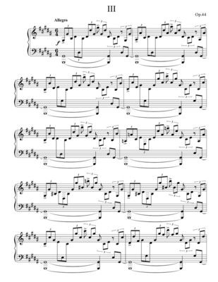 Concert Étude Op.44, No.3 [PDF file]
