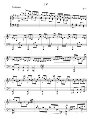 Concert Étude Op.44, No.4 [PDF file]